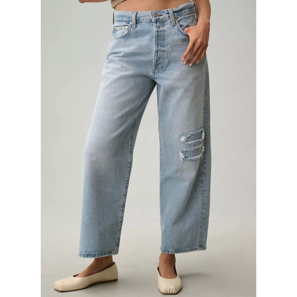 CITIZENS OF HUMANITY Pina Low Rise Baggy Wide Leg Jeans in Cascade Size 26